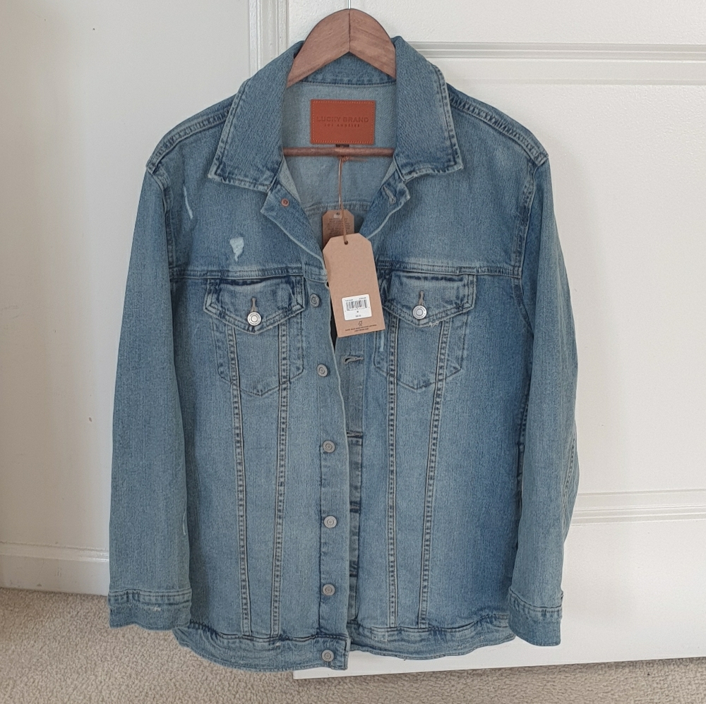 NWT Lucky brand M jean jacket